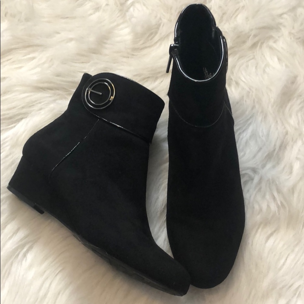 Faux Suede Booties